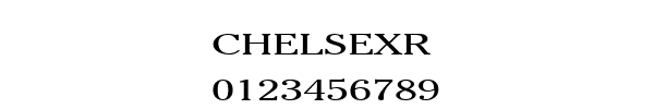 Fuente CHELSEXR.TTF