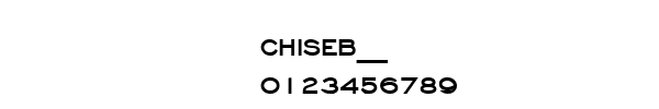 Fuente CHISEB__.TTF