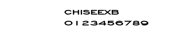 Fuente CHISEEXB.TTF