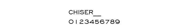 Fuente CHISER__.TTF