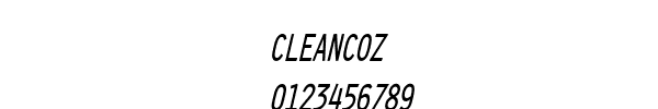 Fuente CLEANCOZ.TTF