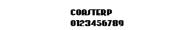 Fuente COASTERP.TTF