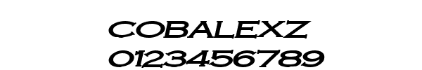 Fuente COBALEXZ.TTF