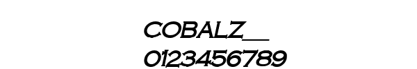 Fuente COBALZ__.TTF