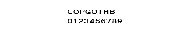 Fuente COPGOTHB.TTF