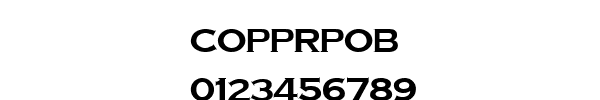 Fuente COPPRPOB.TTF