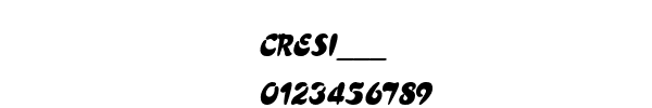 Fuente CRESI___.TTF