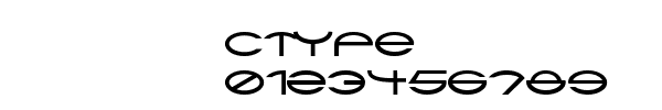 Fuente CType.ttf