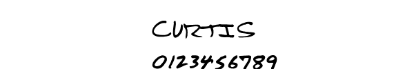 Fuente CURTIS.TTF