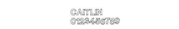 Fuente Caitlin.ttf