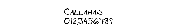 Fuente Callahan.TTF