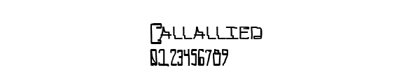 Fuente Callallied.TTF