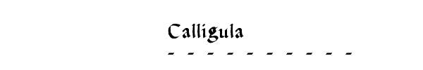 Fuente Calligula.ttf