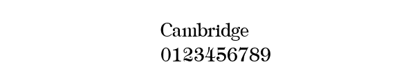 Fuente Cambridge.ttf