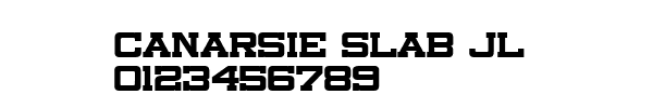 Fuente Canarsie Slab JL.ttf