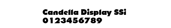 Fuente Candella Display SSi.ttf