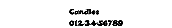 Fuente Candles.ttf
