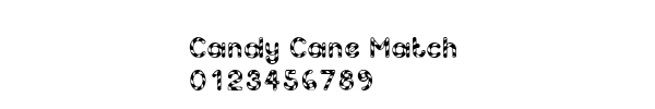Fuente Candy Cane Match.ttf