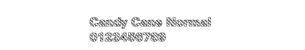 Fuente Candy Cane Normal.ttf