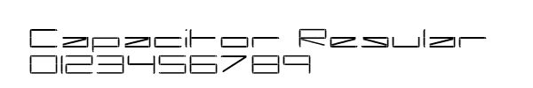 Fuente Capacitor Regular.ttf