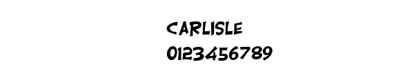Fuente Carlisle.ttf