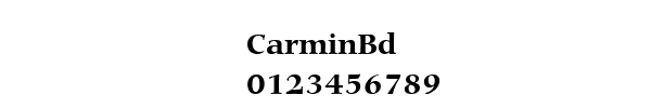 Fuente CarminBd.ttf