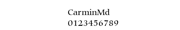 Fuente CarminMd.ttf