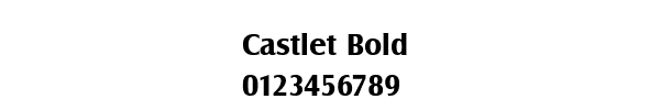 Fuente Castlet Bold.ttf