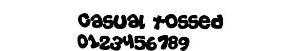 Fuente Casual Tossed.ttf