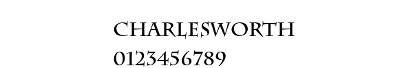Fuente Charlesworth.ttf