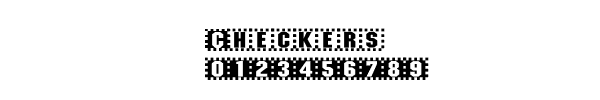 Fuente Checkers.ttf