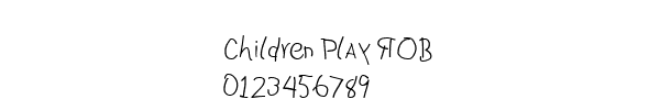 Fuente Children Play ROB.ttf