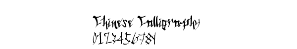 Fuente Chinese Calligraphy.ttf
