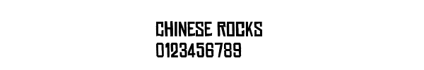 Fuente Chinese Rocks.ttf