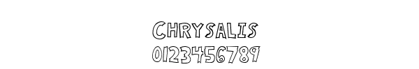 Fuente Chrysalis.ttf