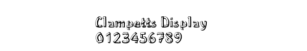 Fuente Clampetts Display.ttf