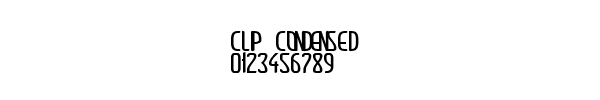 Fuente Clip Condensed.ttf