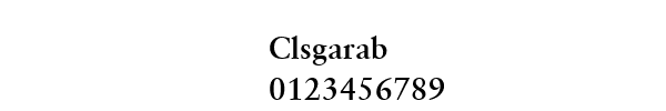 Fuente Clsgarab.ttf