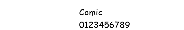 Fuente Comic.ttf