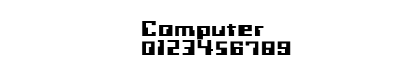 Fuente Computer.ttf