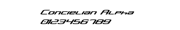 Fuente Concielian Alpha.ttf
