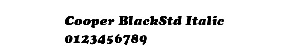 Fuente Cooper BlackStd Italic.ttf