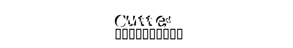 Fuente Cutted.ttf