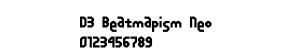Fuente D3 Beatmapism Neo.ttf