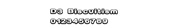 Fuente D3 Biscuitism.ttf