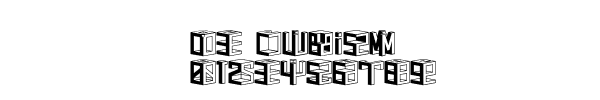 Fuente D3 Cubism.ttf