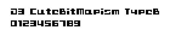 Fuente D3 CuteBitMapism TypeB.ttf