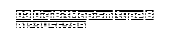Fuente D3 DigiBitMapism type B.ttf