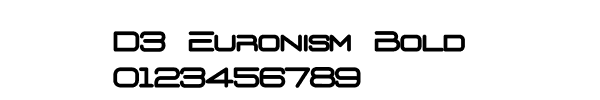 Fuente D3 Euronism Bold.ttf