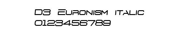 Fuente D3 Euronism italic.ttf